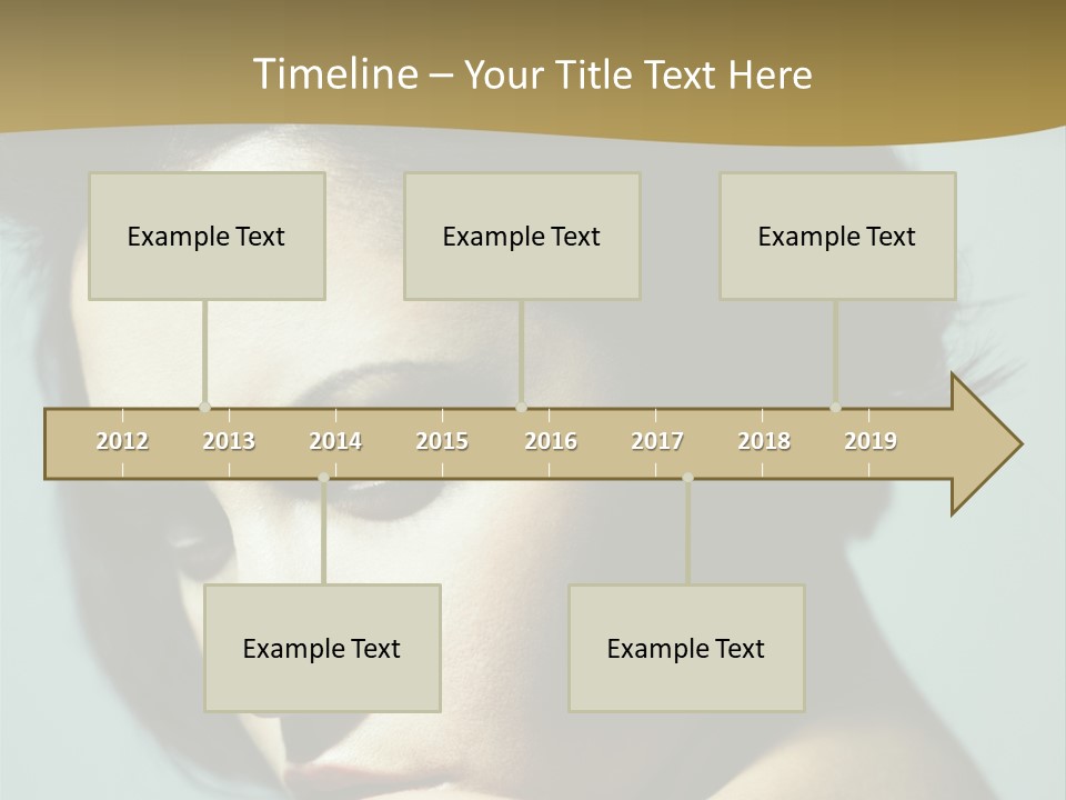 Person Brunette Sensuality PowerPoint Template