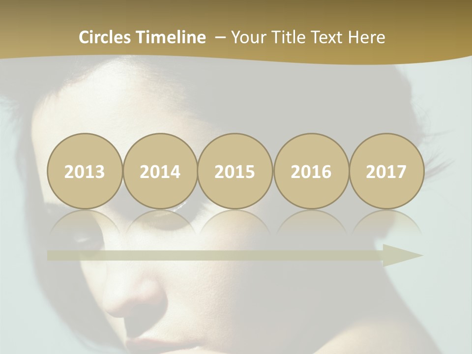 Person Brunette Sensuality PowerPoint Template