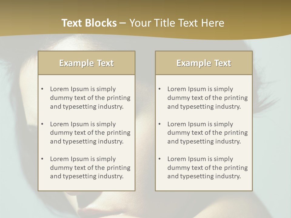 Person Brunette Sensuality PowerPoint Template