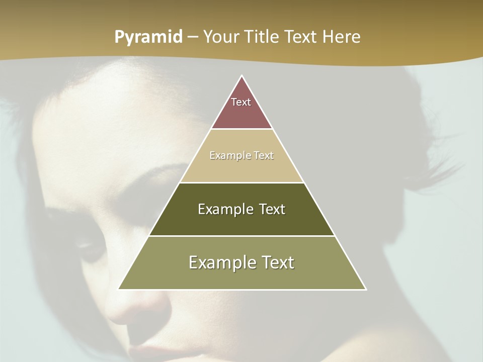 Person Brunette Sensuality PowerPoint Template