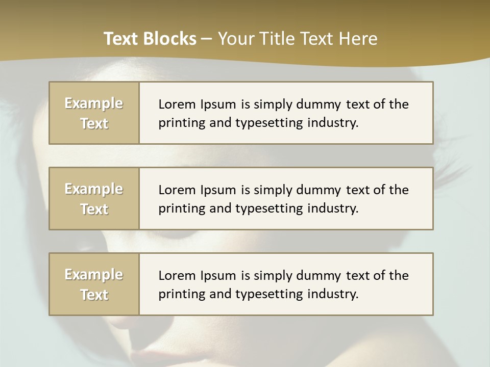 Person Brunette Sensuality PowerPoint Template