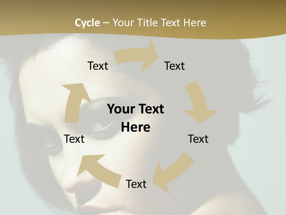 Person Brunette Sensuality PowerPoint Template