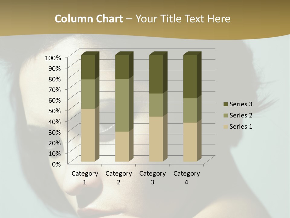 Person Brunette Sensuality PowerPoint Template