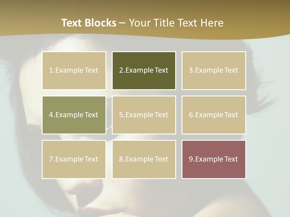 Person Brunette Sensuality PowerPoint Template