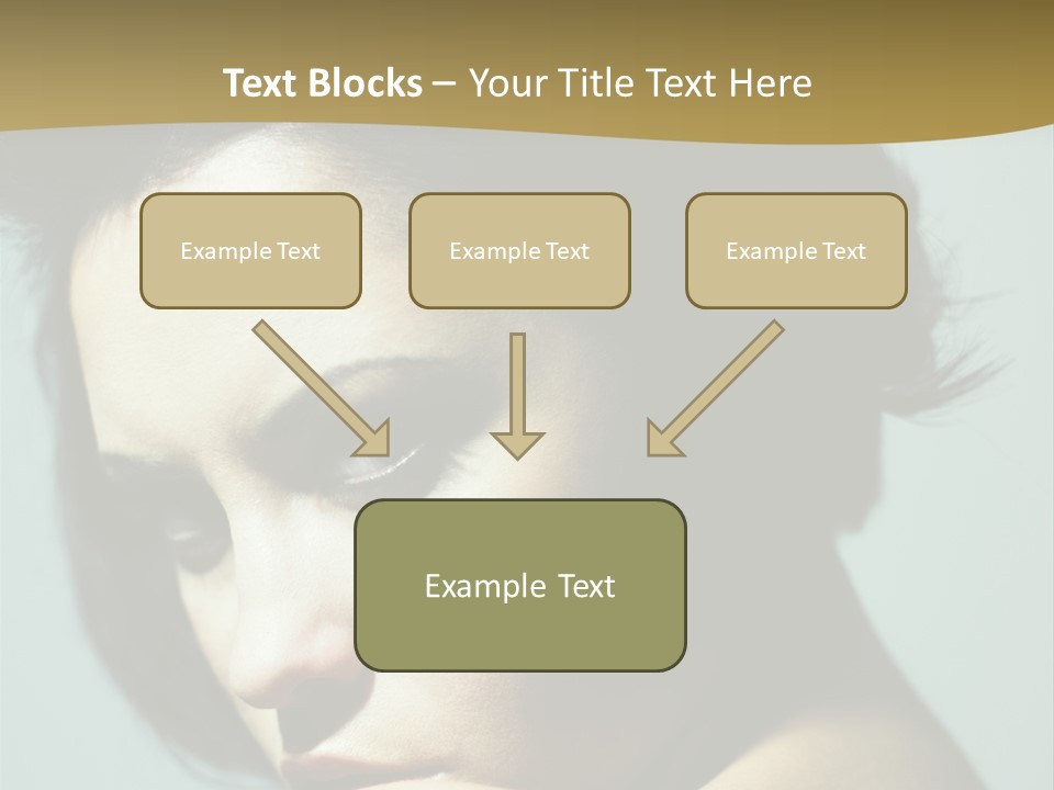 Person Brunette Sensuality PowerPoint Template