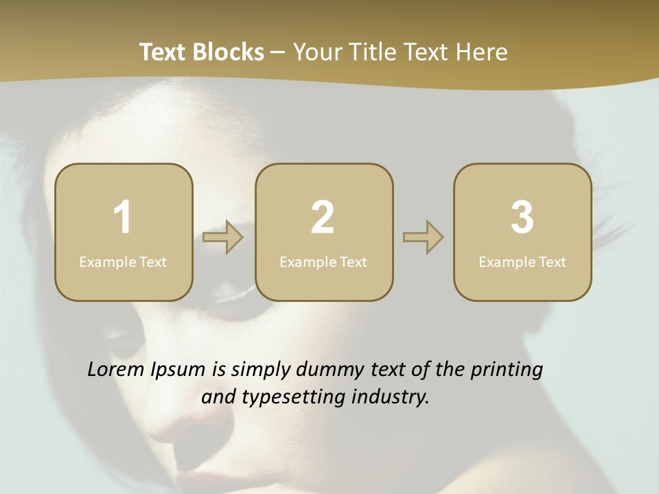 Person Brunette Sensuality PowerPoint Template