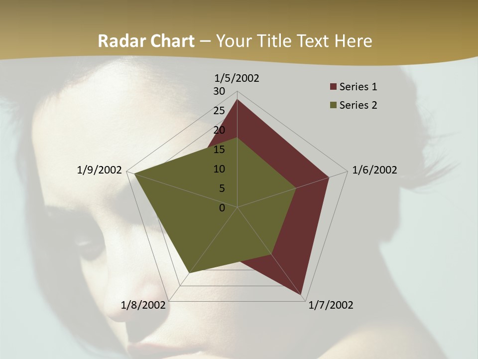 Person Brunette Sensuality PowerPoint Template