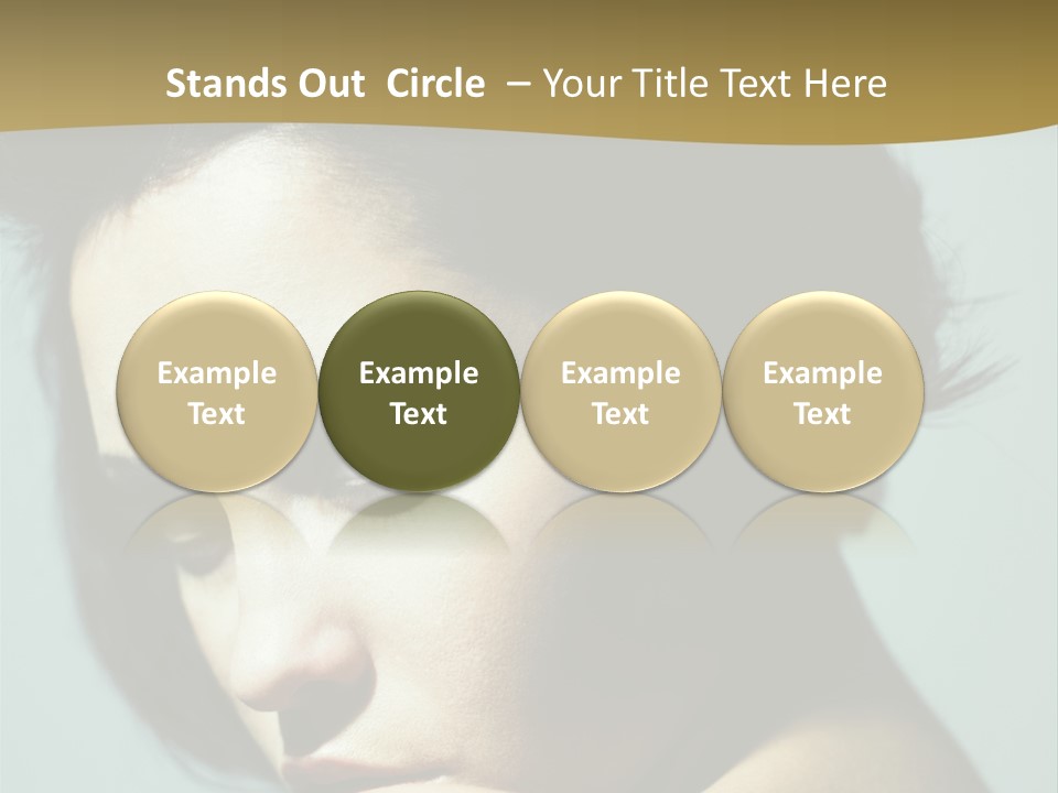 Person Brunette Sensuality PowerPoint Template