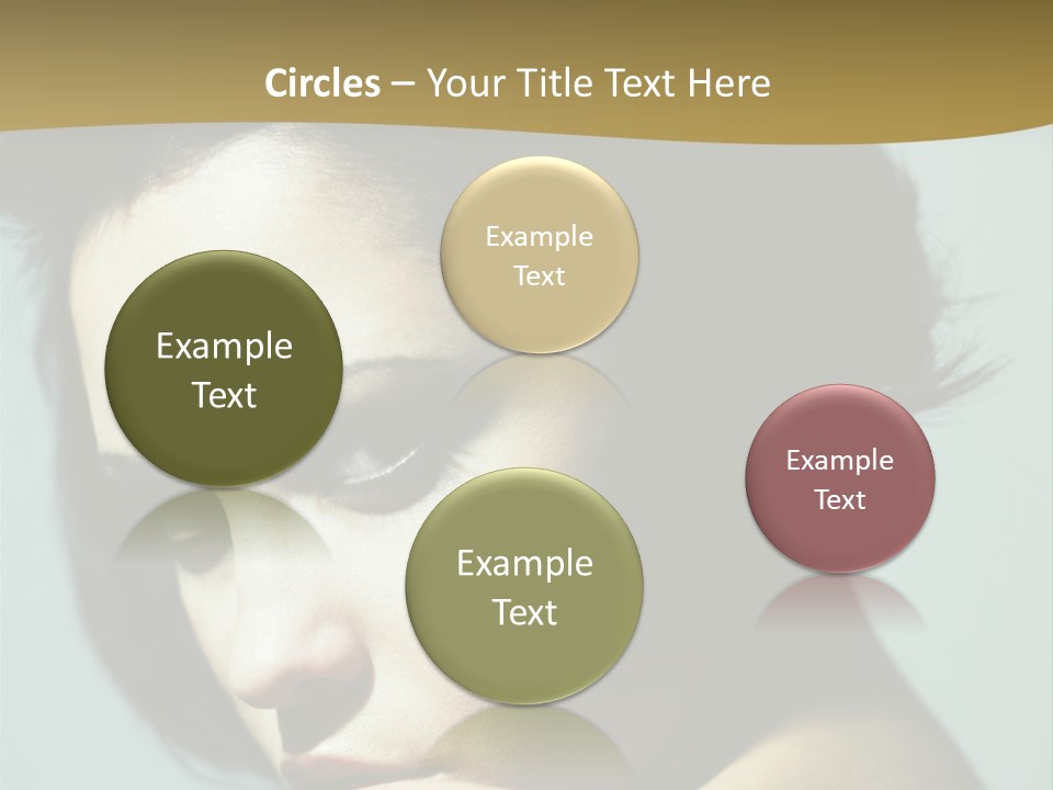 Person Brunette Sensuality PowerPoint Template