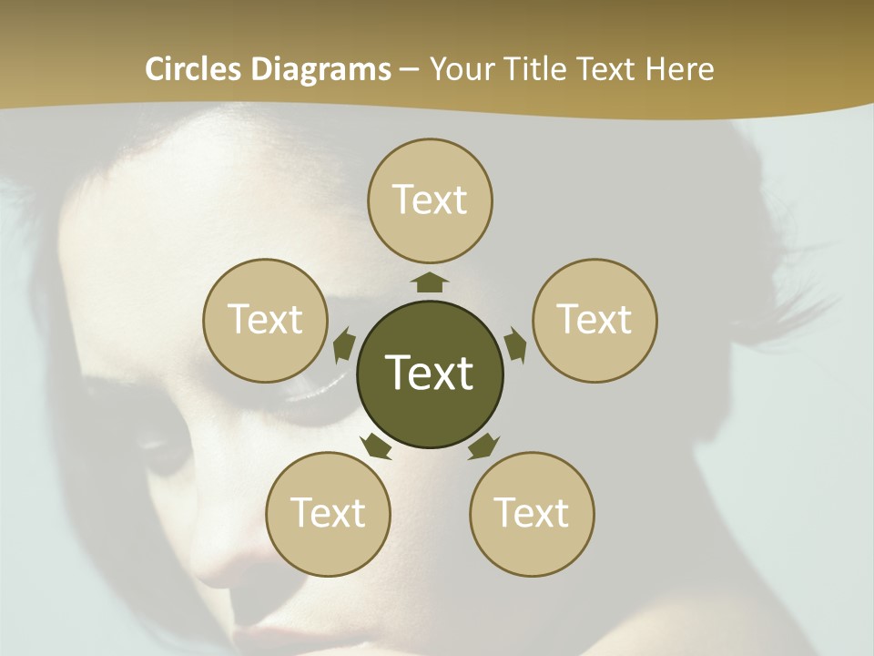 Person Brunette Sensuality PowerPoint Template