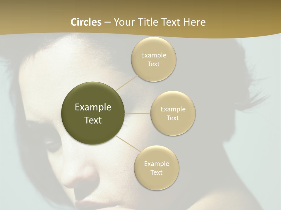 Person Brunette Sensuality PowerPoint Template