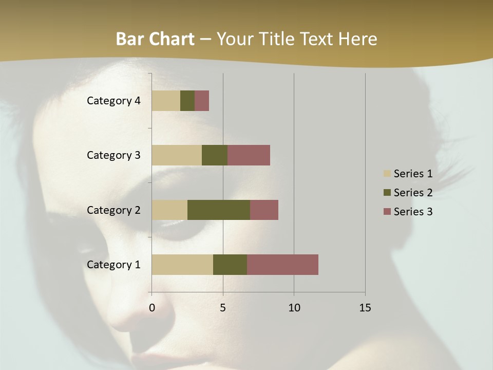 Person Brunette Sensuality PowerPoint Template