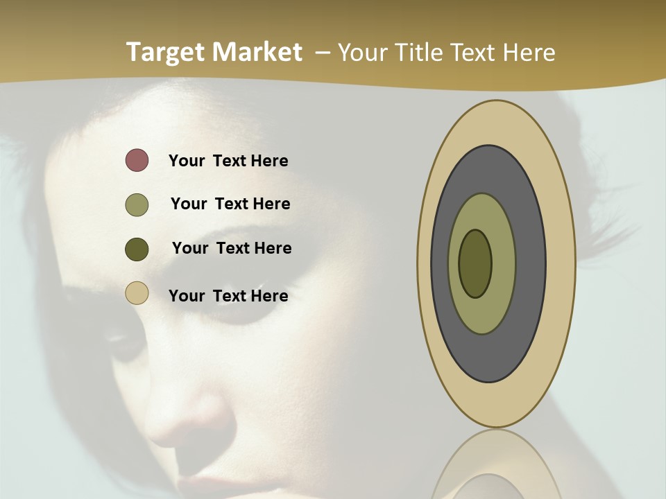 Person Brunette Sensuality PowerPoint Template