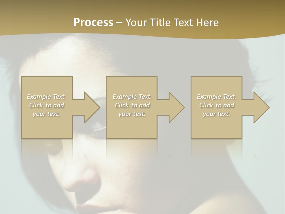 Person Brunette Sensuality PowerPoint Template