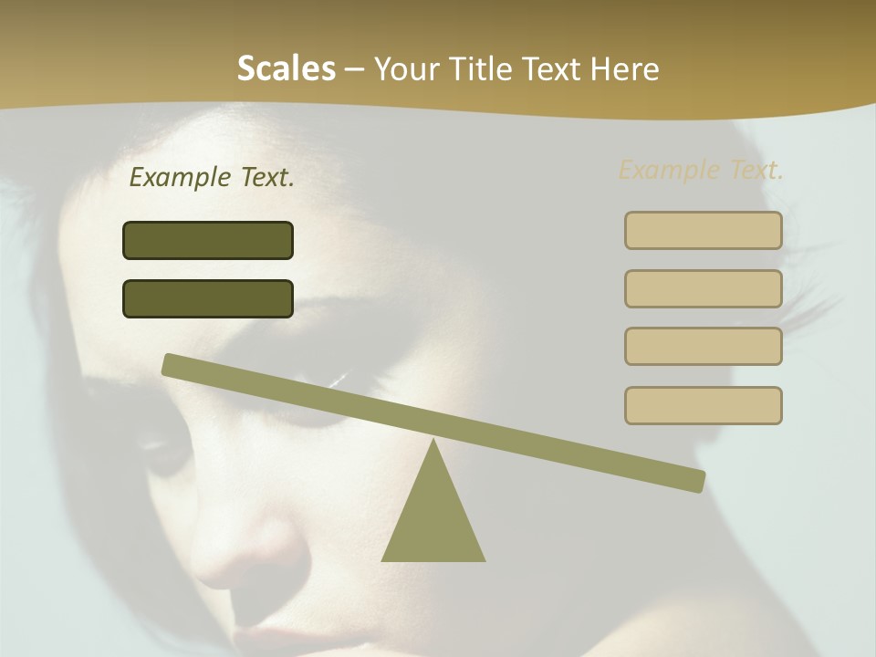 Person Brunette Sensuality PowerPoint Template