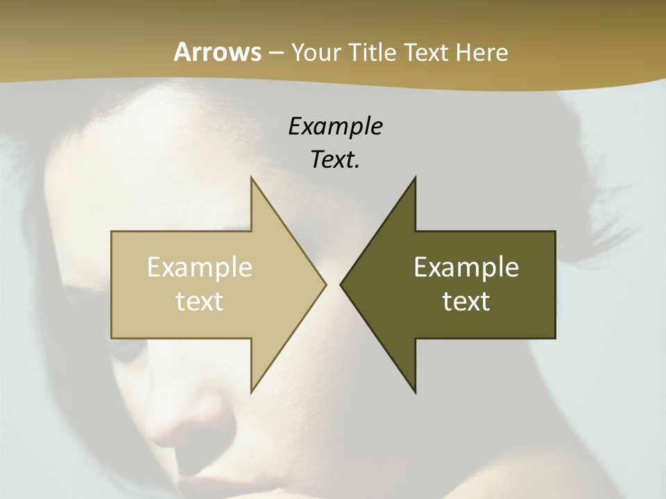 Person Brunette Sensuality PowerPoint Template