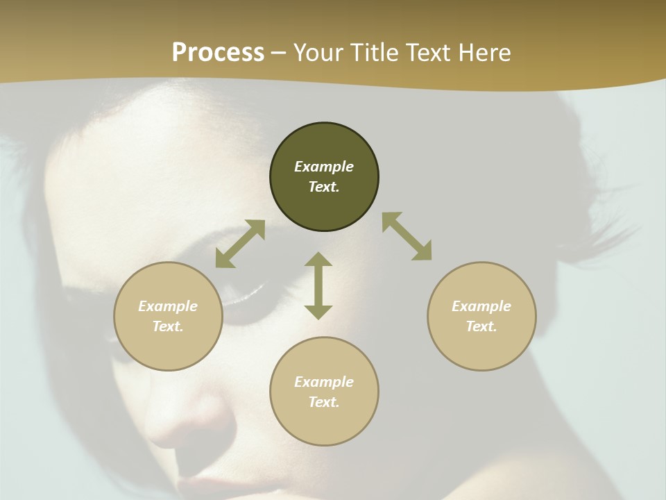 Person Brunette Sensuality PowerPoint Template