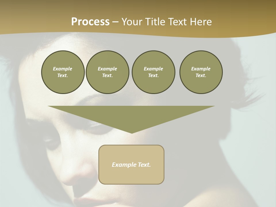 Person Brunette Sensuality PowerPoint Template