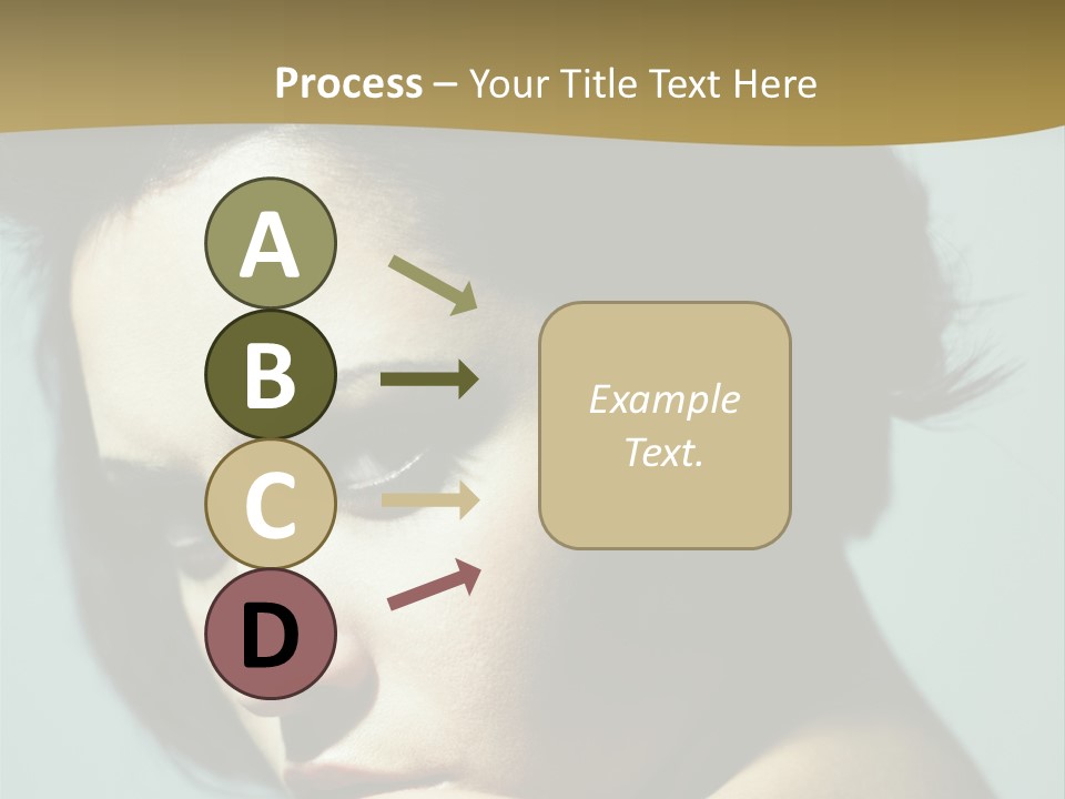 Person Brunette Sensuality PowerPoint Template