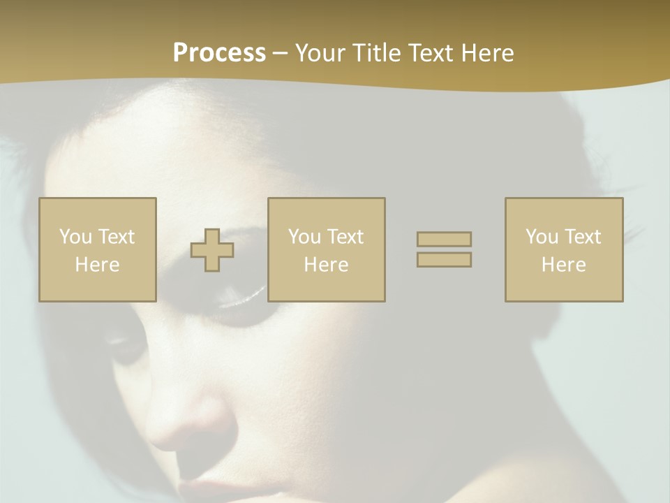 Person Brunette Sensuality PowerPoint Template