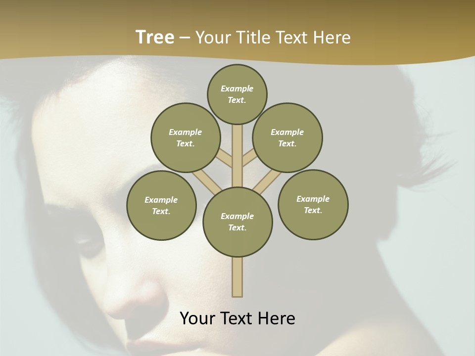 Person Brunette Sensuality PowerPoint Template