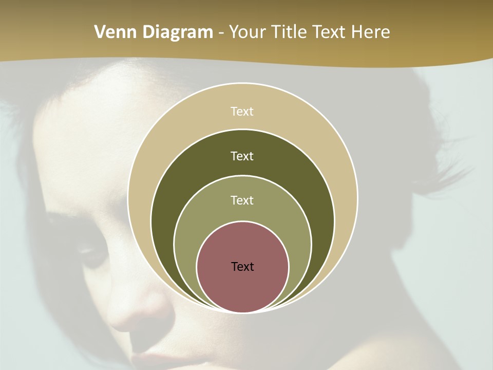 Person Brunette Sensuality PowerPoint Template