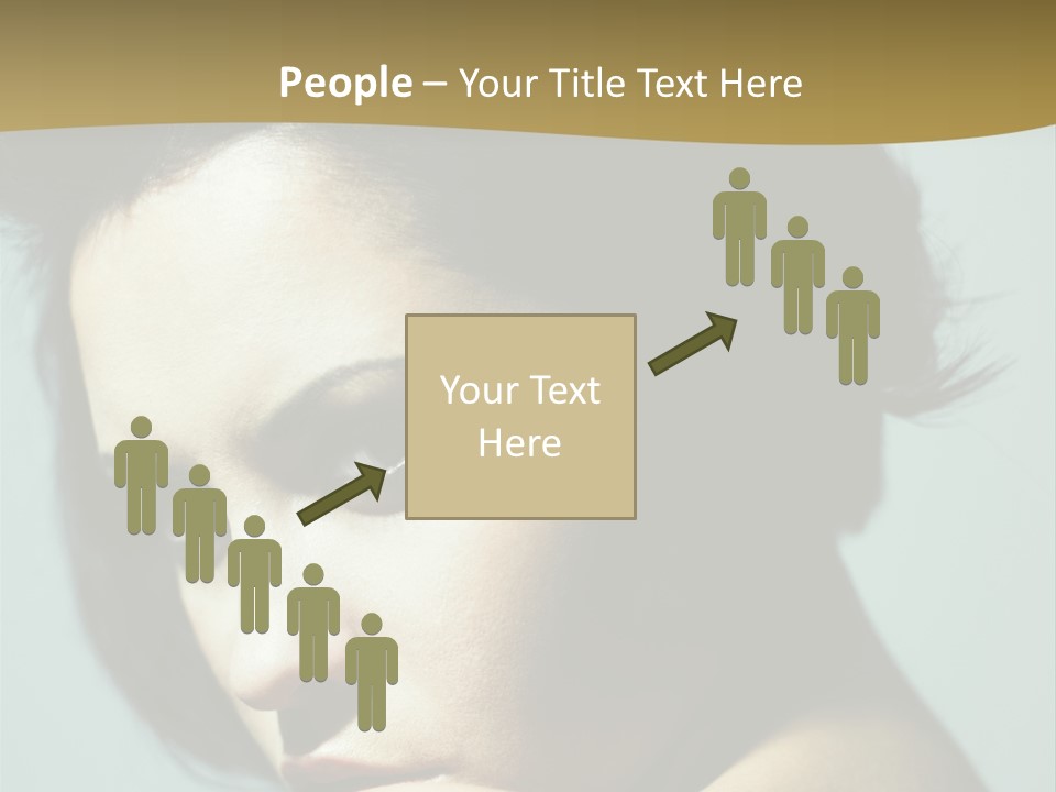 Person Brunette Sensuality PowerPoint Template