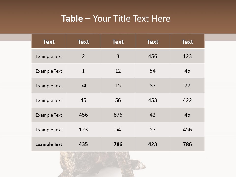 Watchdog Giant Enormous PowerPoint Template