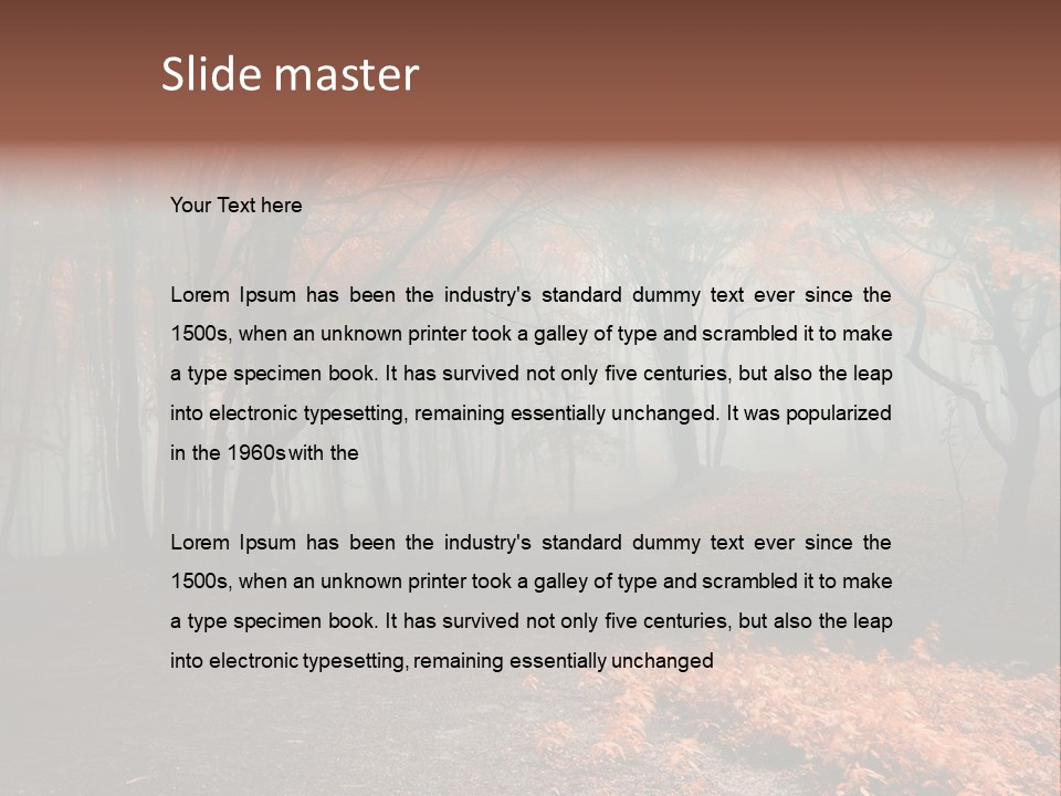 Mood Rainy Weather PowerPoint Template