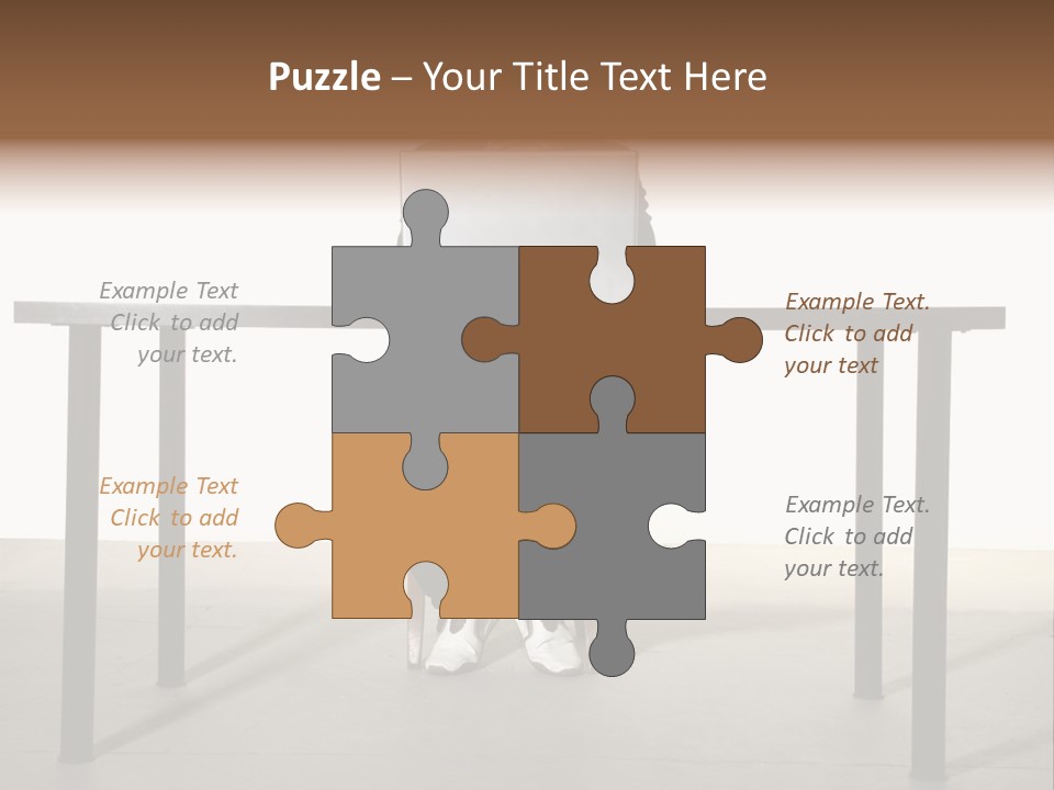 Friendly People Computer PowerPoint Template