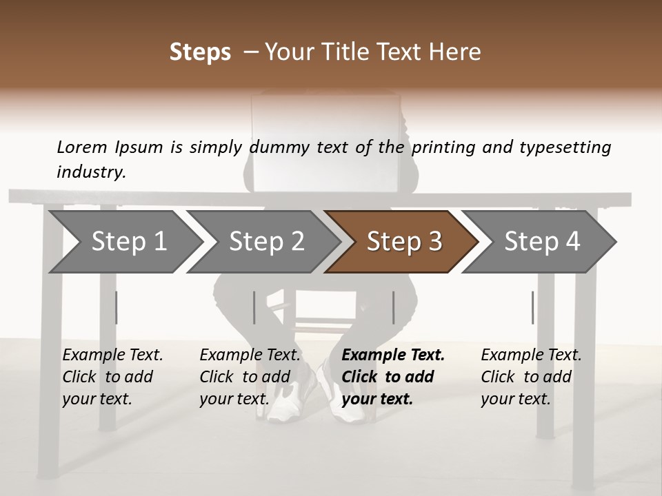 Friendly People Computer PowerPoint Template