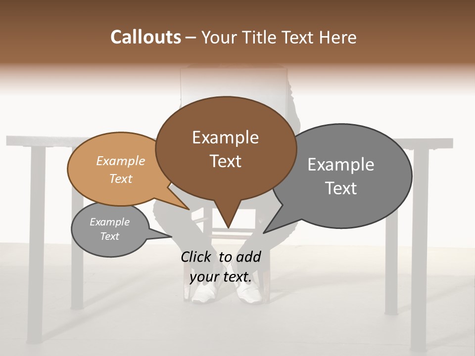 Friendly People Computer PowerPoint Template