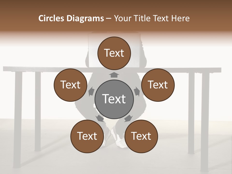 Friendly People Computer PowerPoint Template