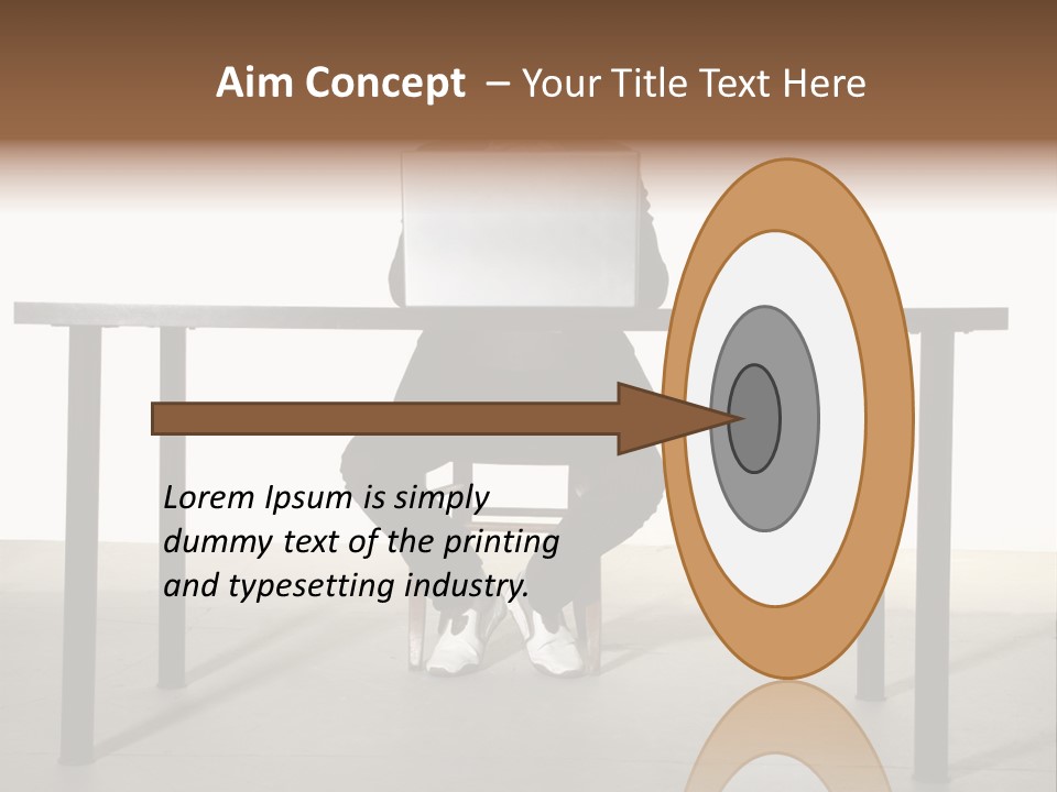 Friendly People Computer PowerPoint Template