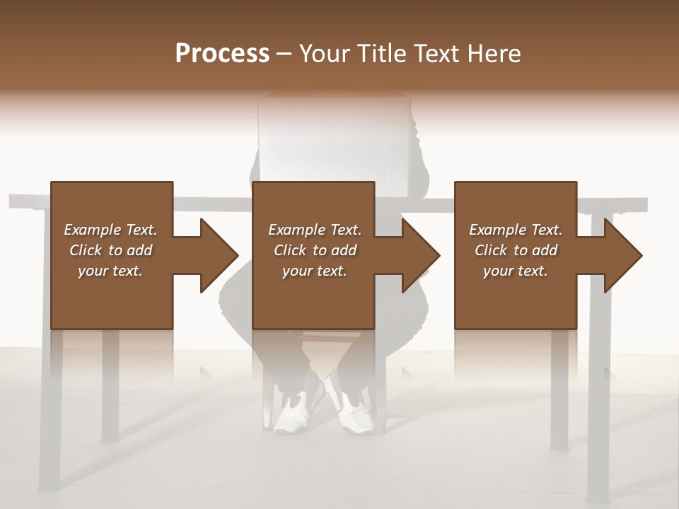 Friendly People Computer PowerPoint Template