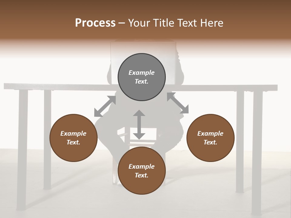 Friendly People Computer PowerPoint Template