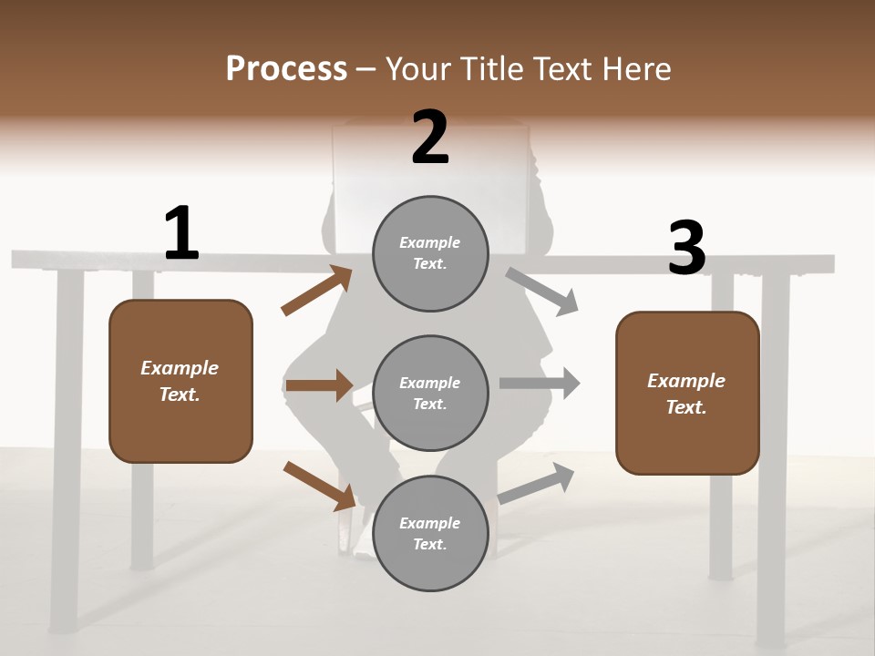 Friendly People Computer PowerPoint Template