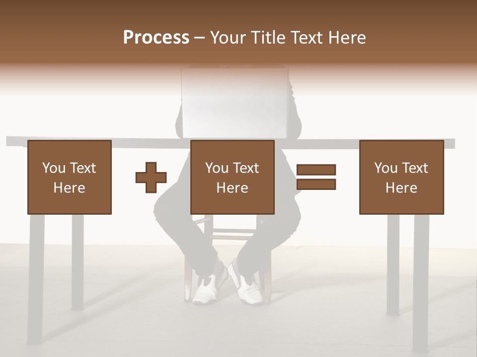 Friendly People Computer PowerPoint Template