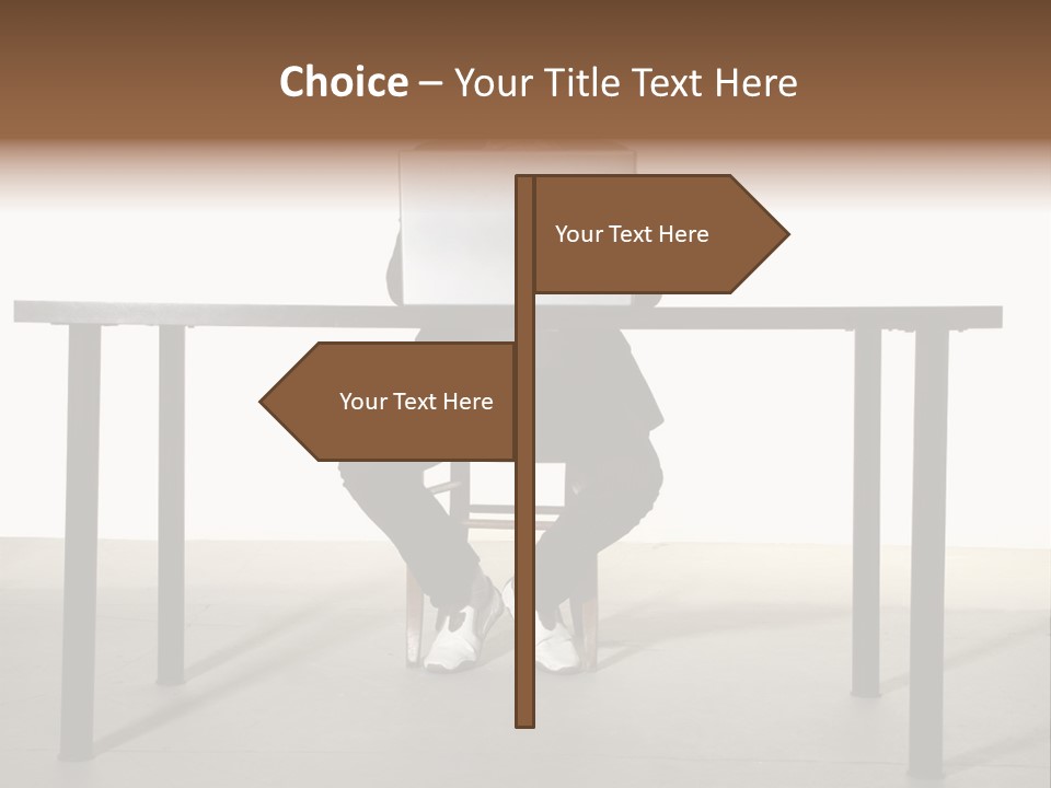 Friendly People Computer PowerPoint Template