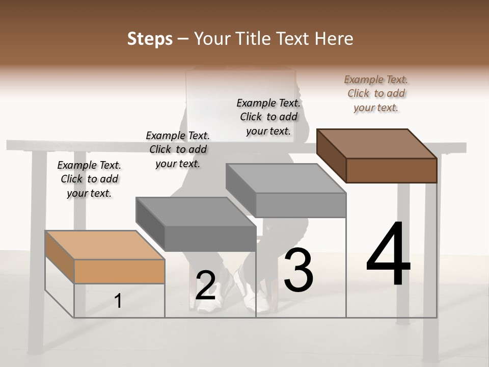 Friendly People Computer PowerPoint Template