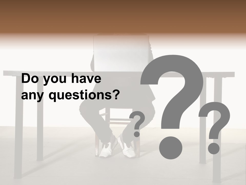 Friendly People Computer PowerPoint Template