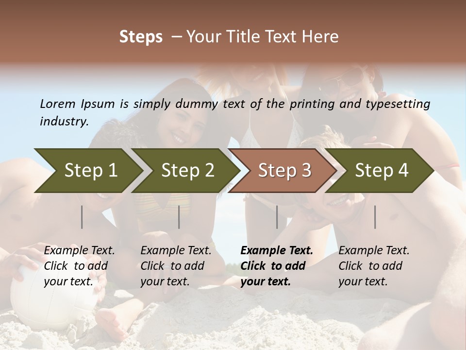 Leisure Girl People PowerPoint Template