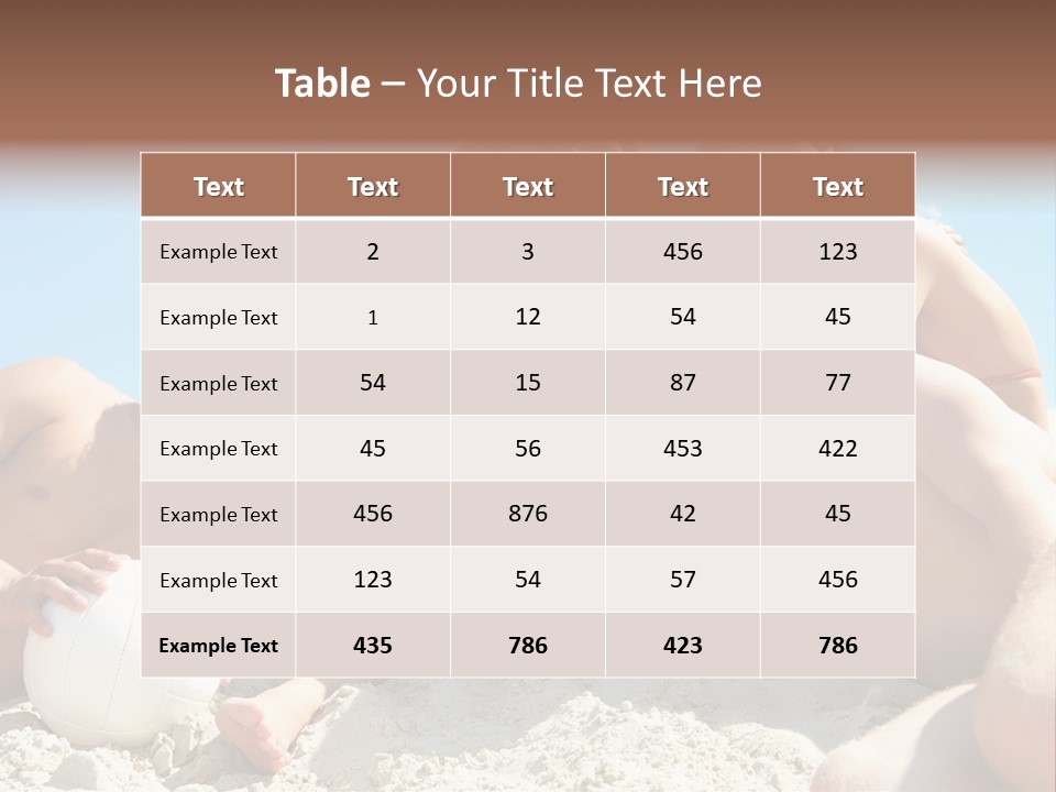 Leisure Girl People PowerPoint Template