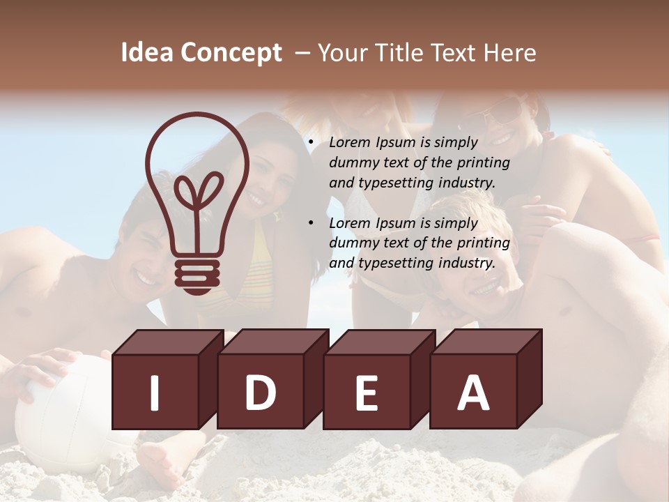 Leisure Girl People PowerPoint Template