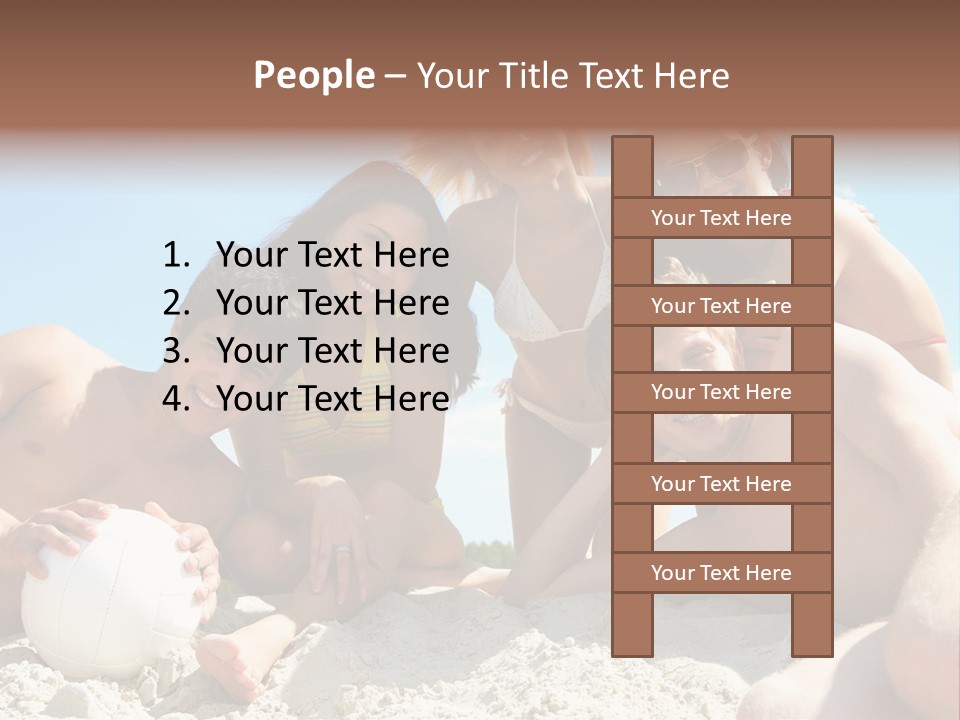 Leisure Girl People PowerPoint Template