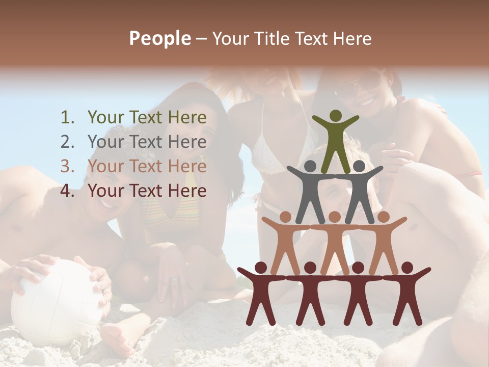 Leisure Girl People PowerPoint Template