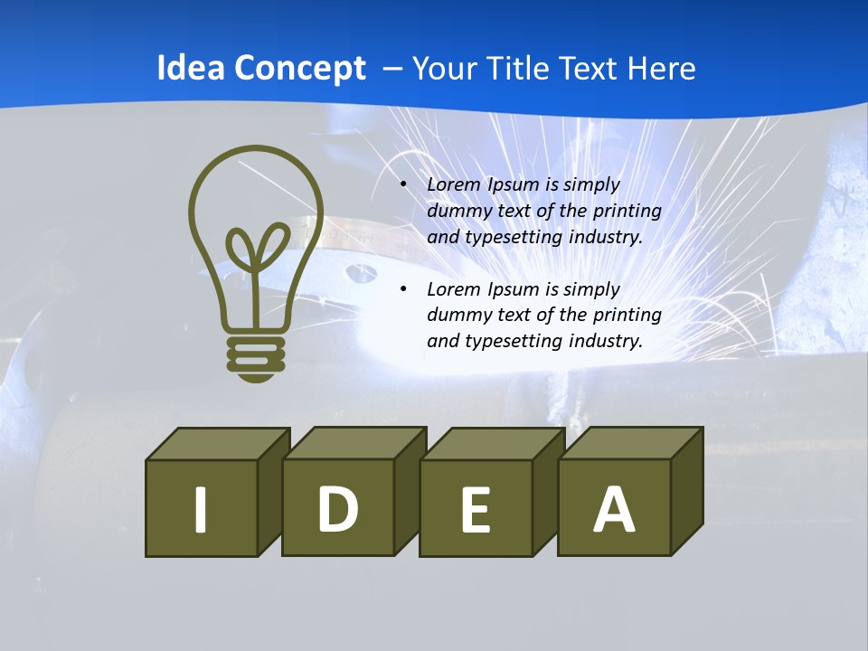 Entrepreneur Fabricate Worker PowerPoint Template