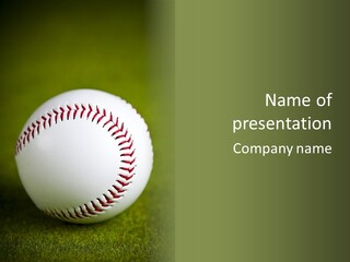 Closeup Macro Strikeout PowerPoint Template