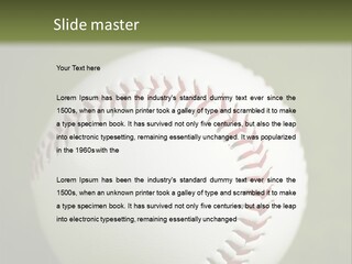 Closeup Macro Strikeout PowerPoint Template