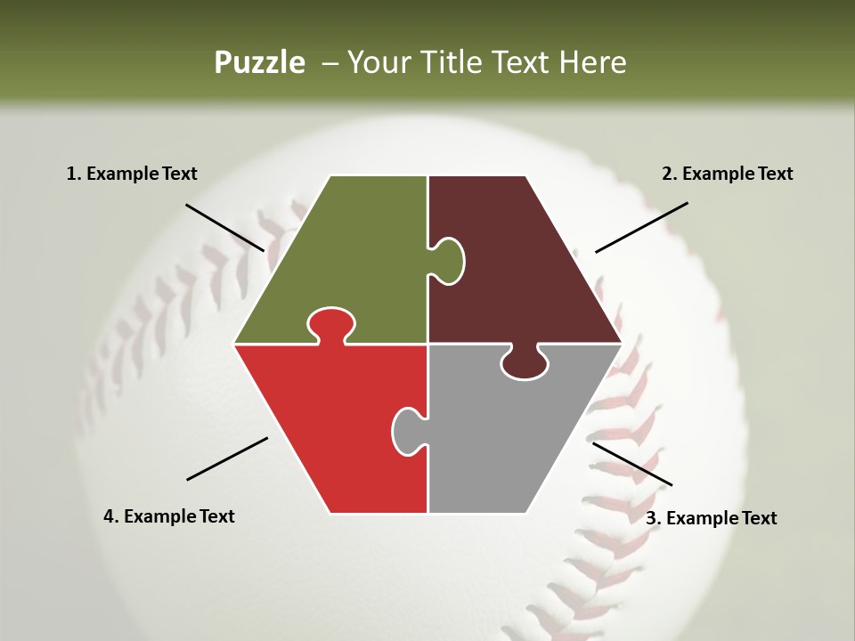 Closeup Macro Strikeout PowerPoint Template